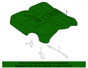 Toyota Tundra 22-26 3.4 Hybrid Engine Cover