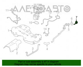 Infiniti QX30 17 Fuel Filler Cap - Broken Fastener
