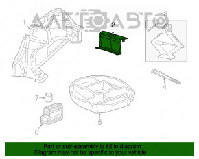 Chrysler 200 15-17 Trunk Opening Trim