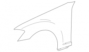 Front left wing Mercedes S-class W221