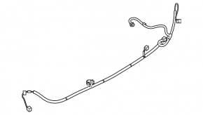 Nissan Rogue 18-20 rear bumper wiring for parking sensors