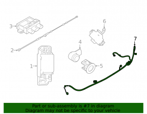 Nissan Rogue 18-20 rear bumper wiring for parking sensors