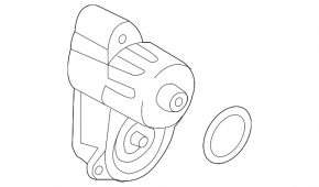Rear right brake caliper assembly for VW Jetta 19-26 (electric)