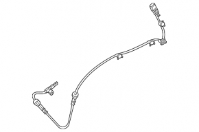 Rear left ABS sensor for Nissan Ariya 23-25
