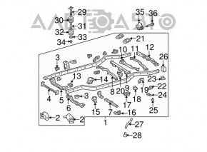 Lexus GX470 03-09 body frame