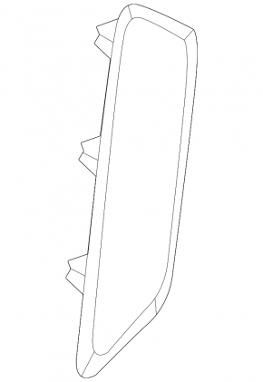 Rear left reflector BMW 5 G60 24-25 M package