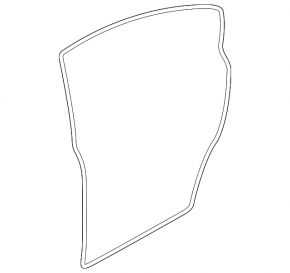 Subaru Outback 10-14 rear left door seal