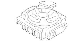 RIGHT CENTRAL BASS SPEAKER Mini Cooper Countryman R60 10-16