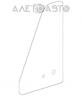 Toyota Highlander rear left triangle door glass 20-25 tinted