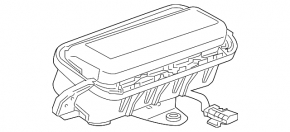 Airbag passenger in the dashboard Chevrolet Malibu 16-23 rusty pyropatron