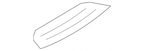 Door sill trim rear right outer Hyundai Veloster 12-17