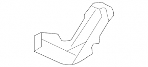 Front bumper molding trim left Audi A3 8V 17-20