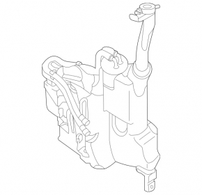 Mercedes X164 GL W164 ML Windscreen Washer Reservoir