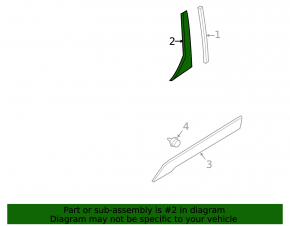 Front right side door trim for Ford Transit Connect MK2 13-23