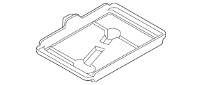 Battery mount assembly Mazda6 09-13 2.5