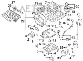 Front Engine Cover Audi A3 8V 15-20