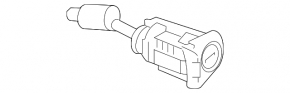 Front left door lock cylinder Audi A3 8V 15-19