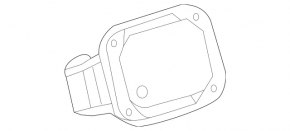 Mercedes CLA 14-19 fuel filler flap housing