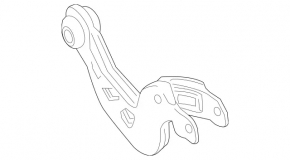 Upper rear right arm Mercedes GLA 14-20