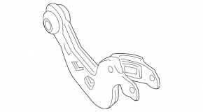 Upper rear left arm Mercedes GLA 14-20