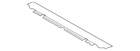 Lower radiator deflector VW CC 13-17 rest
