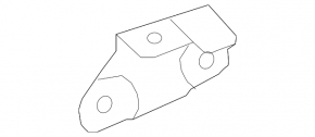 Front Left Wing Bracket BMW 5 F10 11-16 Center OEM