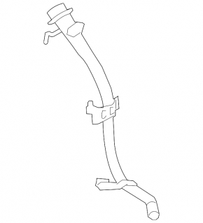 Fuel filler neck Subaru Impreza WRX GH 08-14 2.5T