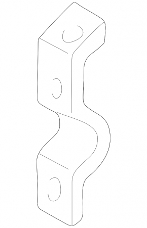 Rear stabilizer mounting bracket left Toyota Solara 2.4 04-08