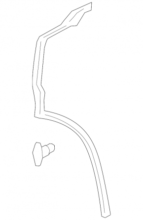 Rear right side door seal for Audi Q8 19-25 rear