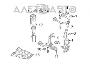 Lower control arm front right Dodge Durango 11-15