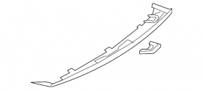 VW Jetta 15-18 USA rear bumper lip structure