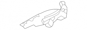 Left hood hinge for Acura MDX 2021-2025