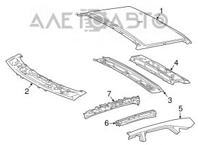 Metal roof Lexus RX350 RX450h 16-22 for panorama