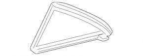 Glass seal triangle rear right Toyota Camry v40
