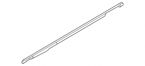 Kia Sportage 23-26 chrome center rear right door molding