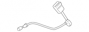 Hyundai Santa FE 19-23 passenger seat belt latch