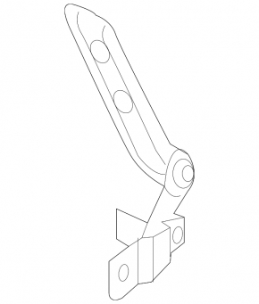 Bonnet hinge right Audi Q3 15-18