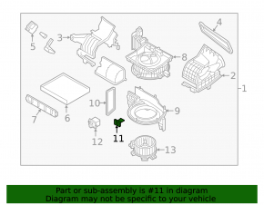Resistor Hyundai Sonata 15-19 without climate