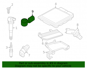 Knock sensor for Porsche Macan 15-18 3.0T