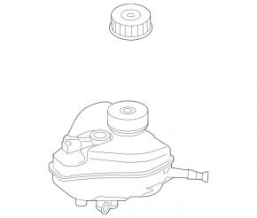 Mercedes GLC 16-22 GTZ reservoir