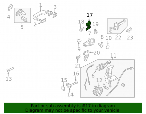 Upper front right door hinge for Ford C-max MK2 13-18