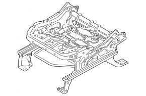 Right driver's seat runner for Ford C-max MK2 13-18 without frame