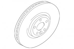 Rear left brake disc Jaguar XE 17-20 316/28