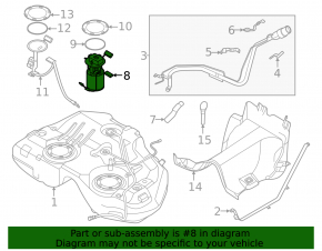 Fuel pump petrol pump Nissan Murano 25-26