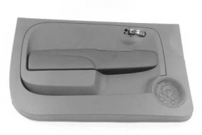 Door trim card front left Fiat 500 12-17 black