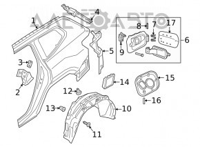 Front quarter left VW Atlas 18-