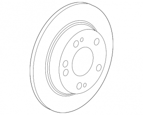 Brake disc rear right Honda Clarity 18-21 usa