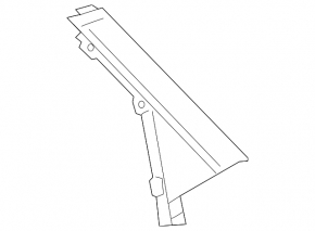 Door trim side rear right Audi A6 C8 19- rear
