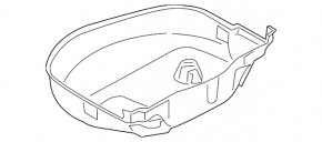 BMW X7 G07 19-25 trunk floor covering for spare tire