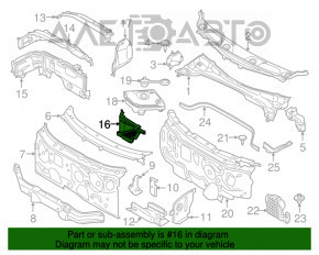 Battery bracket BMW X1 F48 16-19